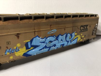 Hopper - CSX - Weathered and Graffiti - Image 9