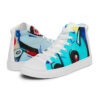 Graffiti - Men’s high top canvas shoes