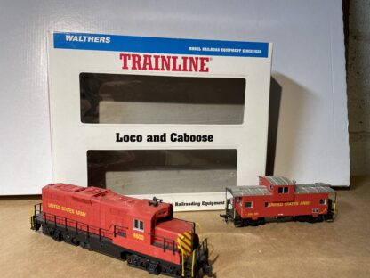 Locomotive and Caboose - US Army - In Box